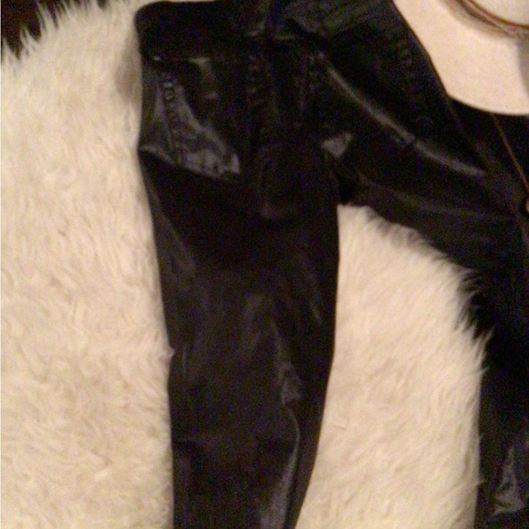 NEW! We the Free vegan leather split ankle pants - Picture 9 of 10